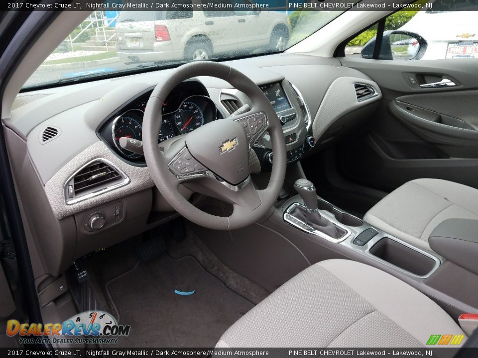 2017 Chevrolet Cruze LT Nightfall Gray Metallic / Dark Atmosphere/Medium Atmosphere Photo #7