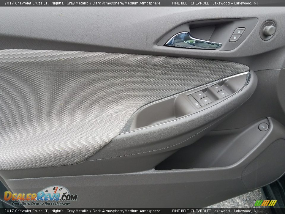 2017 Chevrolet Cruze LT Nightfall Gray Metallic / Dark Atmosphere/Medium Atmosphere Photo #8