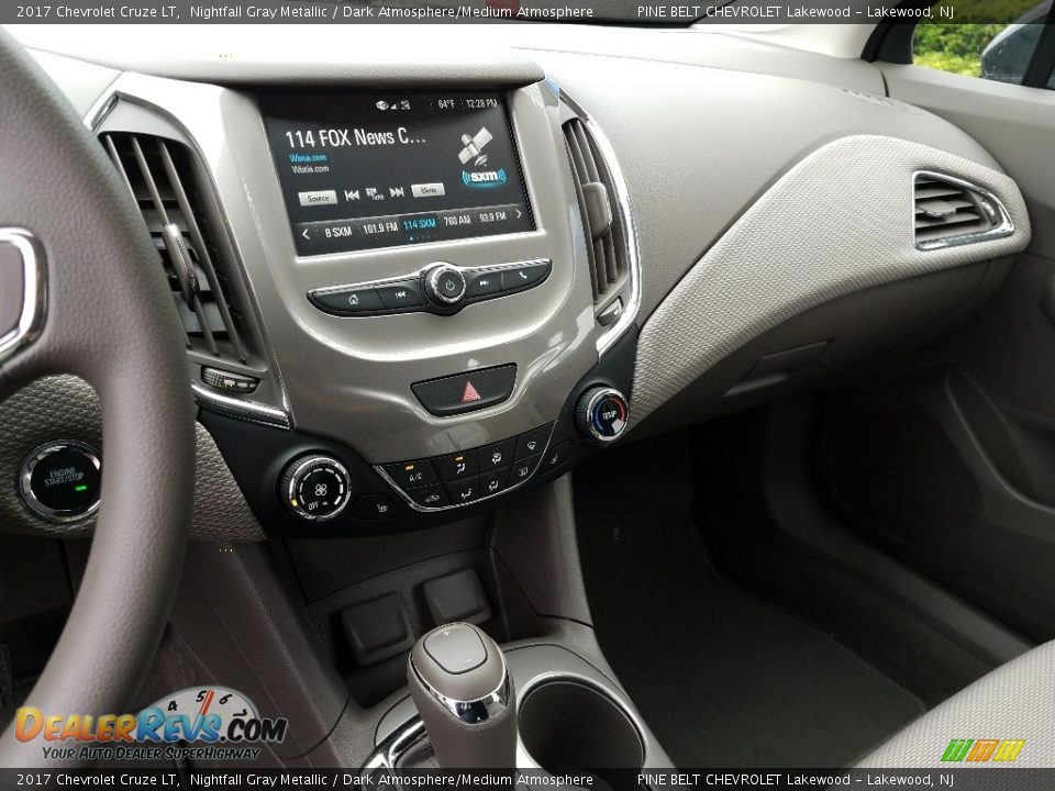 2017 Chevrolet Cruze LT Nightfall Gray Metallic / Dark Atmosphere/Medium Atmosphere Photo #10