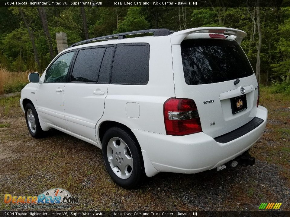 2004 Toyota Highlander Limited V6 Super White / Ash Photo #6