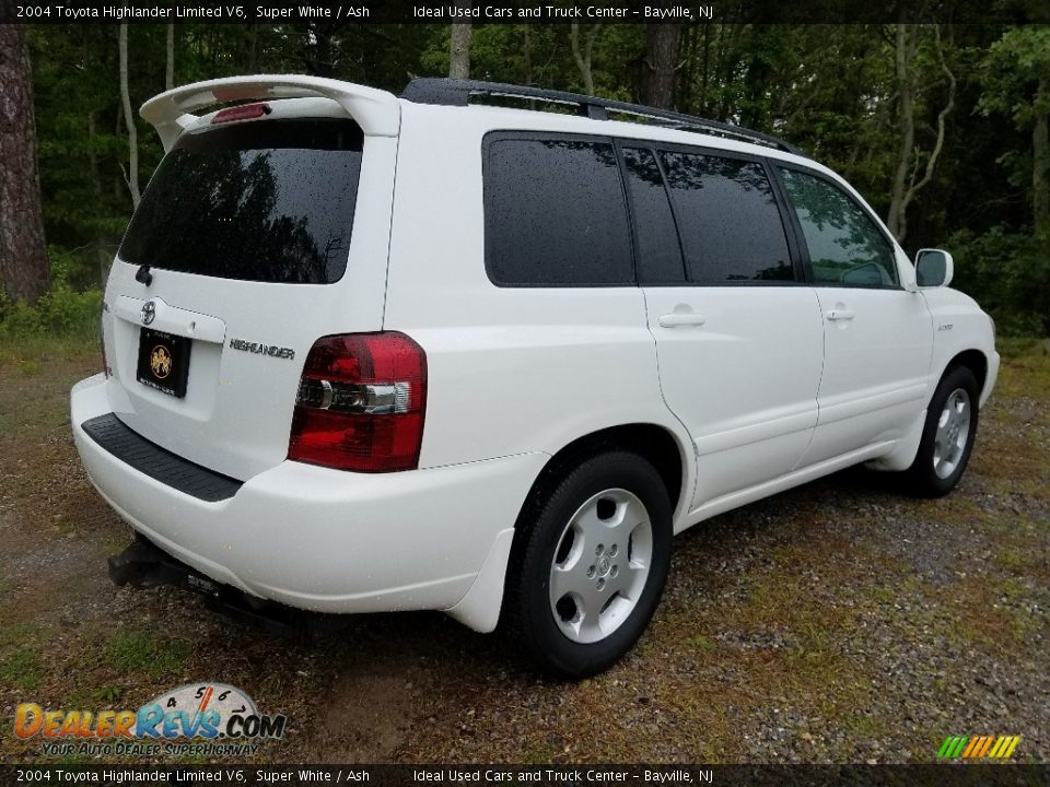 2004 Toyota Highlander Limited V6 Super White / Ash Photo #7