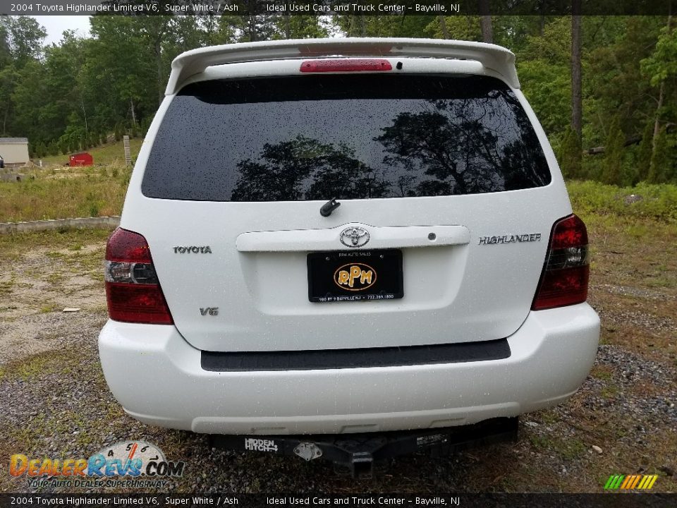 2004 Toyota Highlander Limited V6 Super White / Ash Photo #8