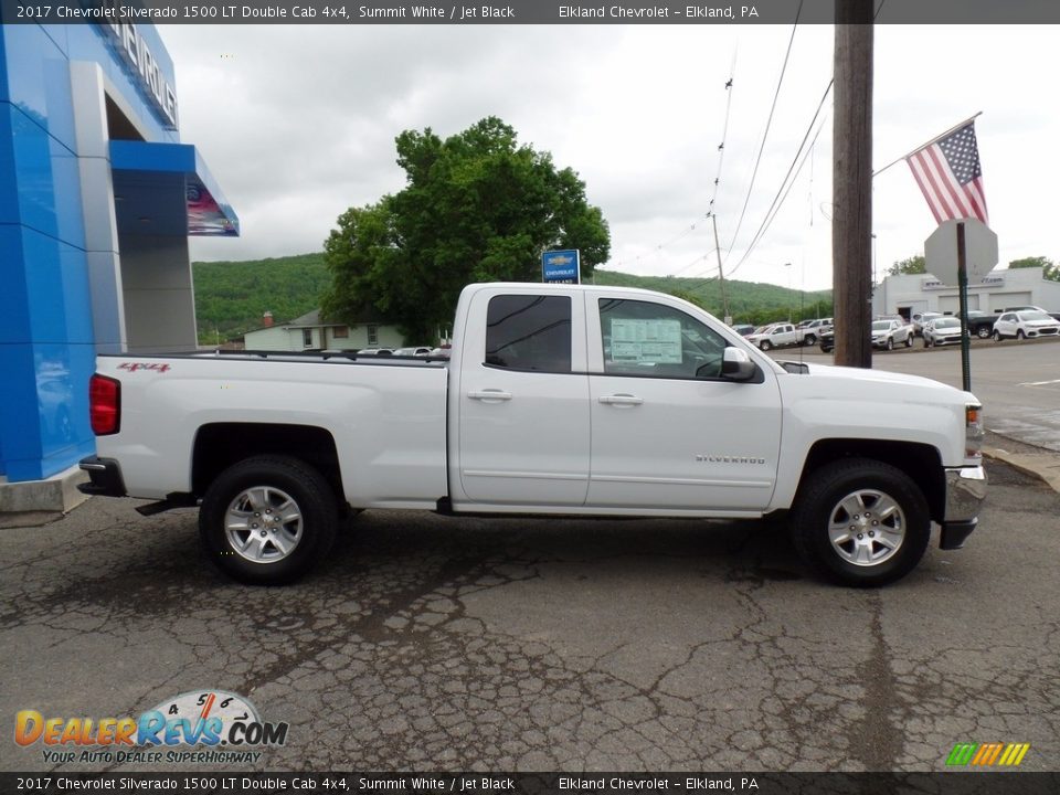 2017 Chevrolet Silverado 1500 LT Double Cab 4x4 Summit White / Jet Black Photo #4