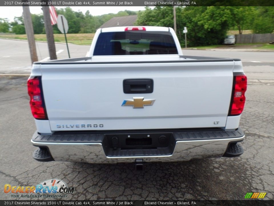 2017 Chevrolet Silverado 1500 LT Double Cab 4x4 Summit White / Jet Black Photo #6