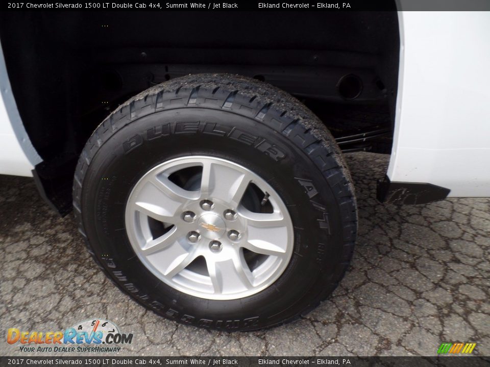 2017 Chevrolet Silverado 1500 LT Double Cab 4x4 Summit White / Jet Black Photo #9