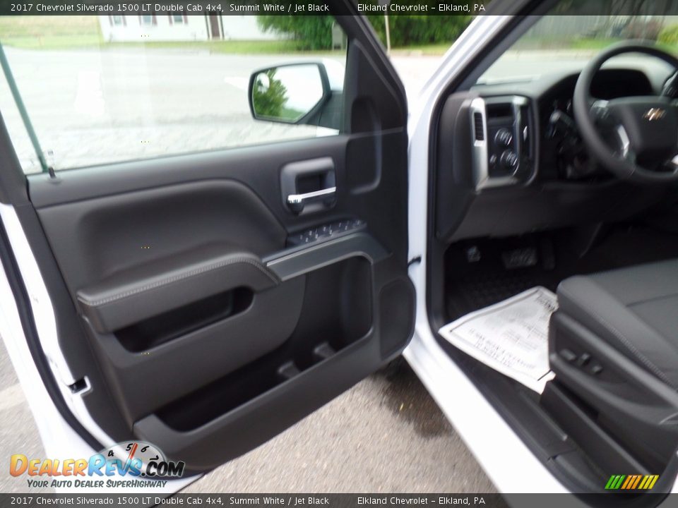 2017 Chevrolet Silverado 1500 LT Double Cab 4x4 Summit White / Jet Black Photo #12