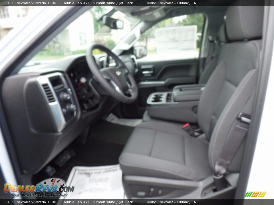 2017 Chevrolet Silverado 1500 LT Double Cab 4x4 Summit White / Jet Black Photo #15