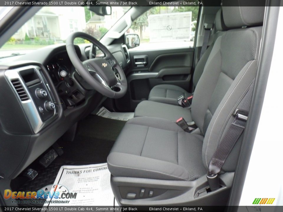 2017 Chevrolet Silverado 1500 LT Double Cab 4x4 Summit White / Jet Black Photo #16