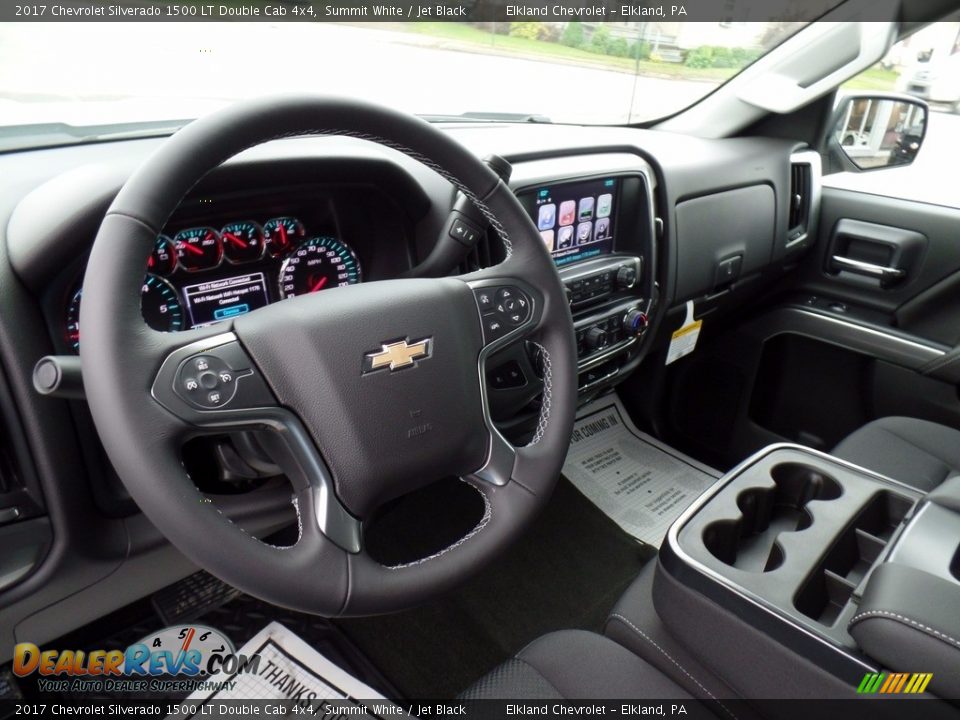 2017 Chevrolet Silverado 1500 LT Double Cab 4x4 Summit White / Jet Black Photo #18