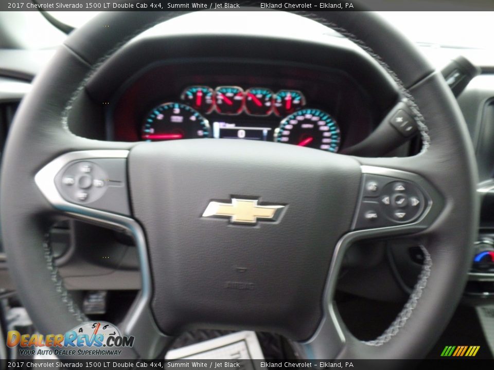 2017 Chevrolet Silverado 1500 LT Double Cab 4x4 Summit White / Jet Black Photo #20