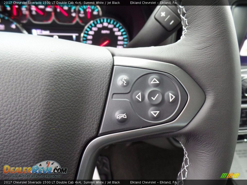 2017 Chevrolet Silverado 1500 LT Double Cab 4x4 Summit White / Jet Black Photo #21