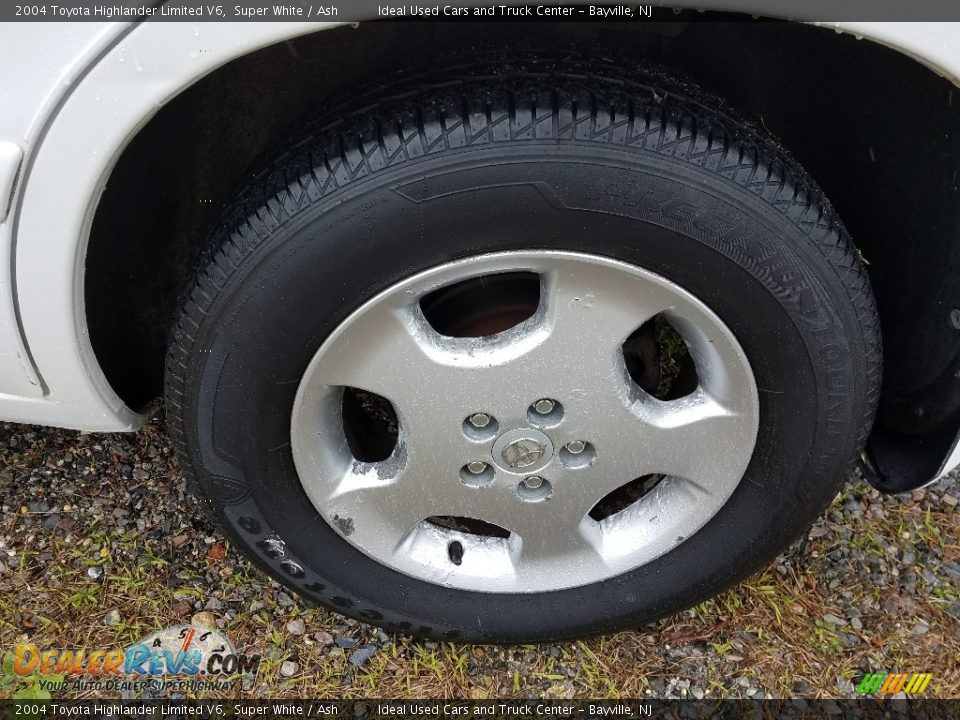 2004 Toyota Highlander Limited V6 Super White / Ash Photo #26