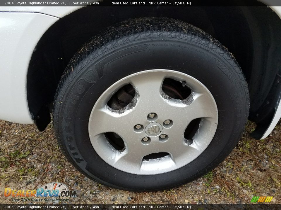 2004 Toyota Highlander Limited V6 Super White / Ash Photo #27