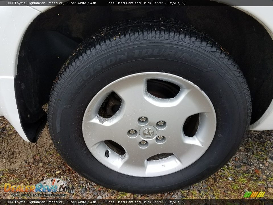 2004 Toyota Highlander Limited V6 Super White / Ash Photo #28