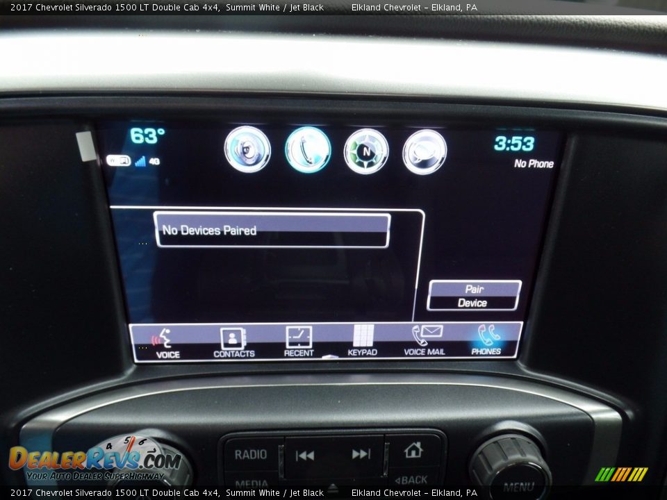 2017 Chevrolet Silverado 1500 LT Double Cab 4x4 Summit White / Jet Black Photo #29