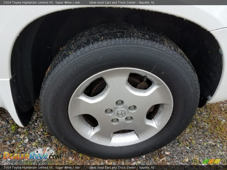 2004 Toyota Highlander Limited V6 Super White / Ash Photo #29