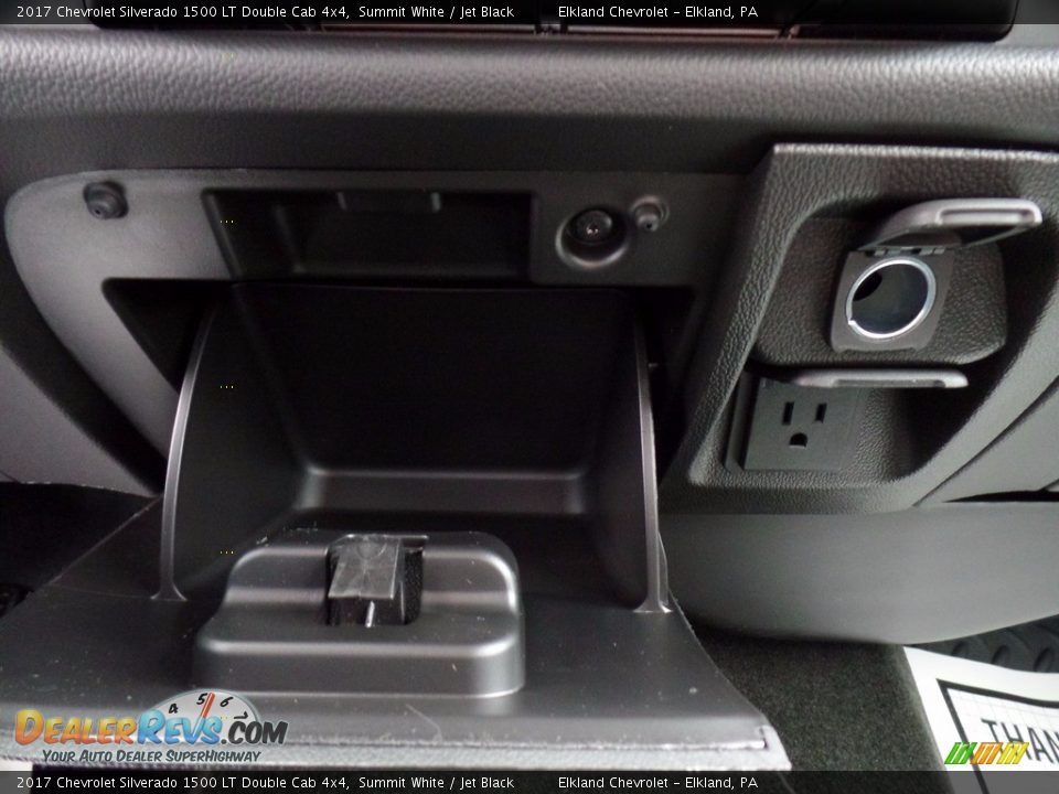 2017 Chevrolet Silverado 1500 LT Double Cab 4x4 Summit White / Jet Black Photo #36