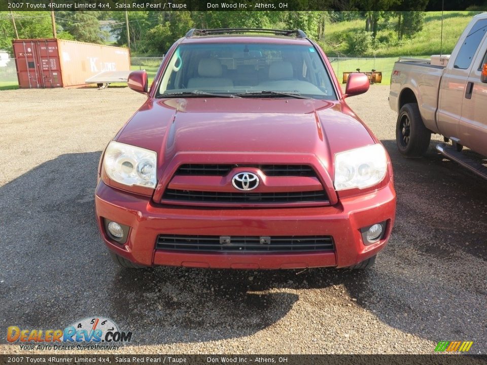 2007 Toyota 4Runner Limited 4x4 Salsa Red Pearl / Taupe Photo #2