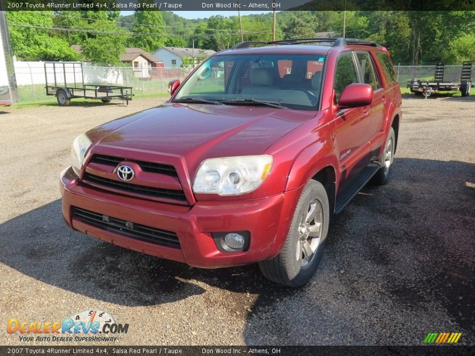 2007 Toyota 4Runner Limited 4x4 Salsa Red Pearl / Taupe Photo #3