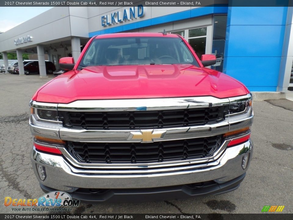 2017 Chevrolet Silverado 1500 LT Double Cab 4x4 Red Hot / Jet Black Photo #2