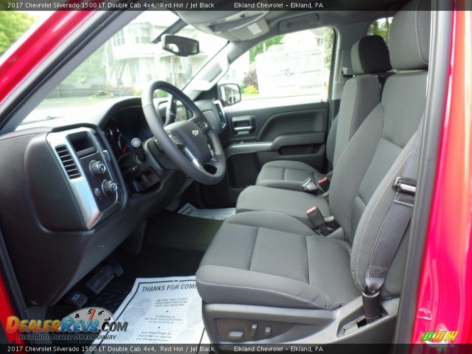 2017 Chevrolet Silverado 1500 LT Double Cab 4x4 Red Hot / Jet Black Photo #17