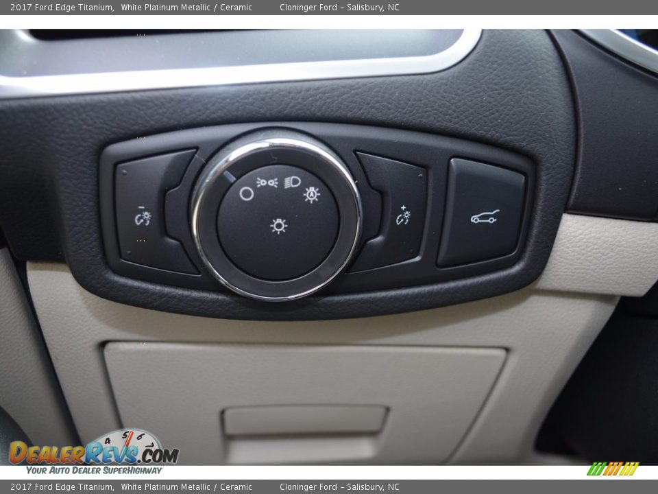 Controls of 2017 Ford Edge Titanium Photo #19