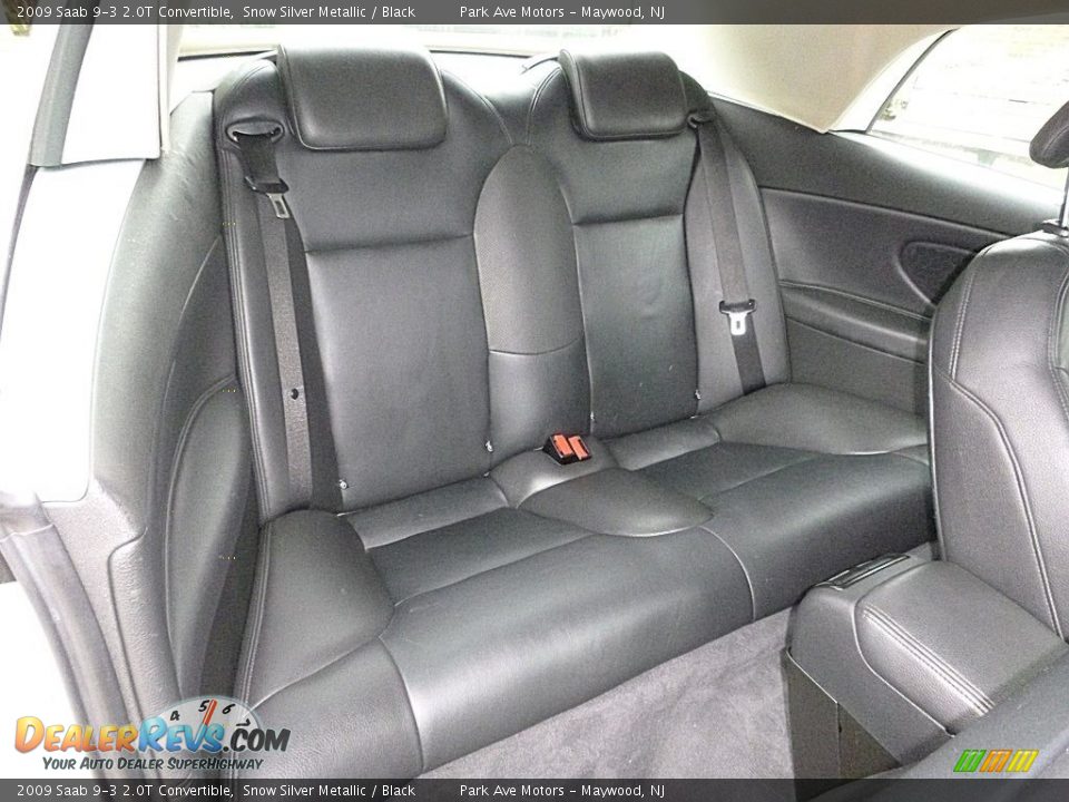 Rear Seat of 2009 Saab 9-3 2.0T Convertible Photo #26