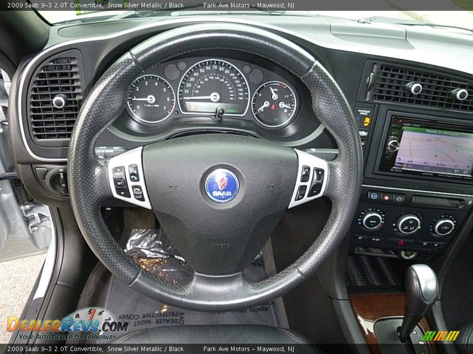 2009 Saab 9-3 2.0T Convertible Steering Wheel Photo #30