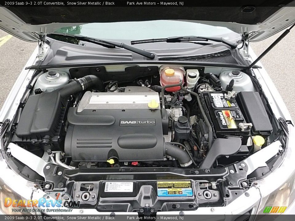 2009 Saab 9-3 2.0T Convertible 2.0 Liter Turbocharged DOHC 16-Valve 4 Cylinder Engine Photo #36
