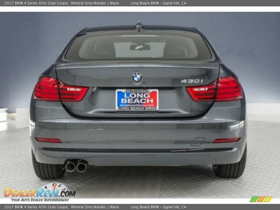 2017 BMW 4 Series 430i Gran Coupe Mineral Grey Metallic / Black Photo #3