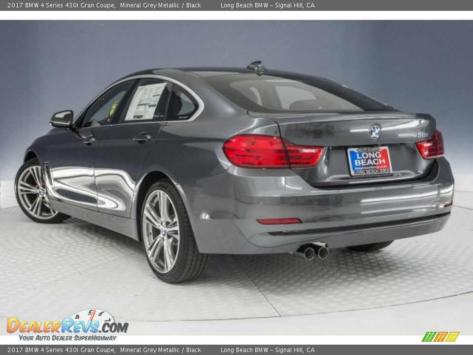 2017 BMW 4 Series 430i Gran Coupe Mineral Grey Metallic / Black Photo #4