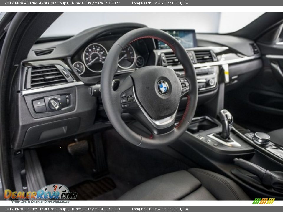 2017 BMW 4 Series 430i Gran Coupe Mineral Grey Metallic / Black Photo #6