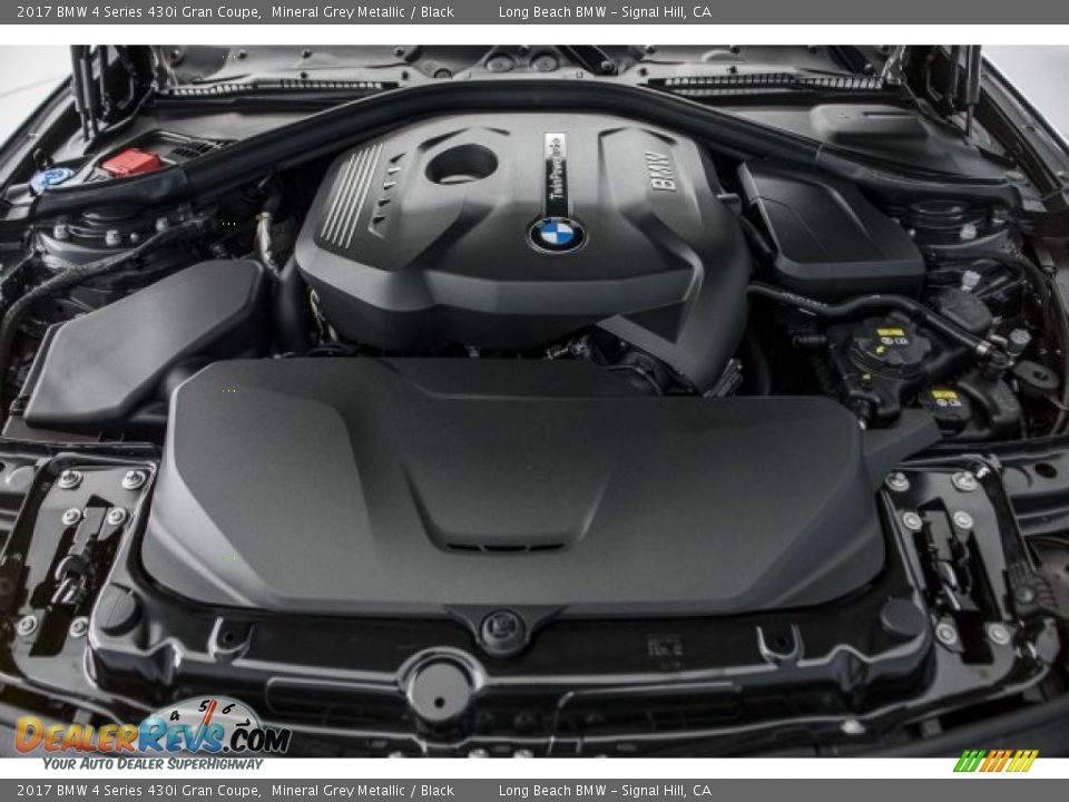 2017 BMW 4 Series 430i Gran Coupe Mineral Grey Metallic / Black Photo #8