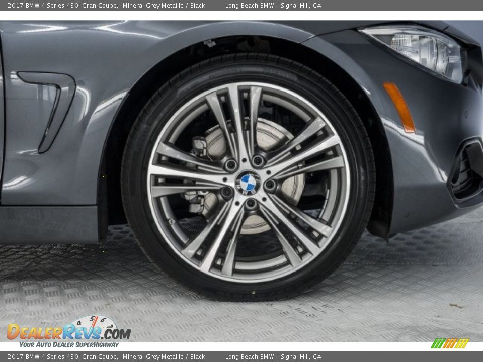2017 BMW 4 Series 430i Gran Coupe Mineral Grey Metallic / Black Photo #9