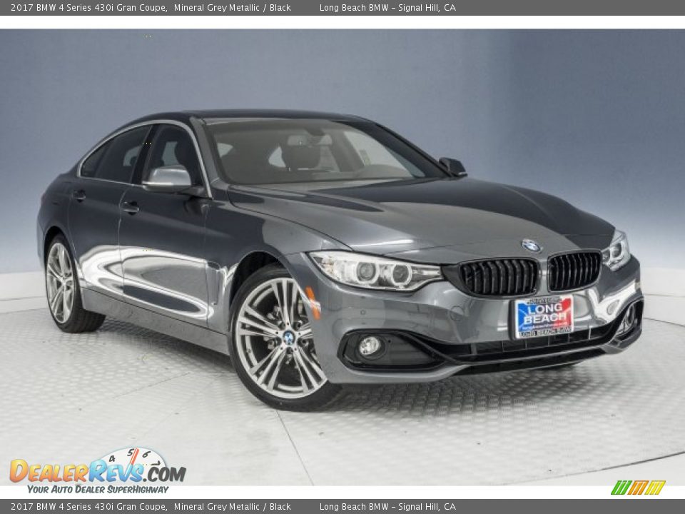 2017 BMW 4 Series 430i Gran Coupe Mineral Grey Metallic / Black Photo #11