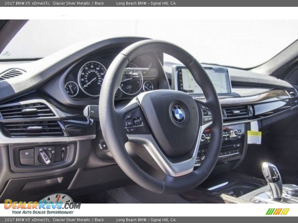 2017 BMW X5 xDrive35i Glacier Silver Metallic / Black Photo #5
