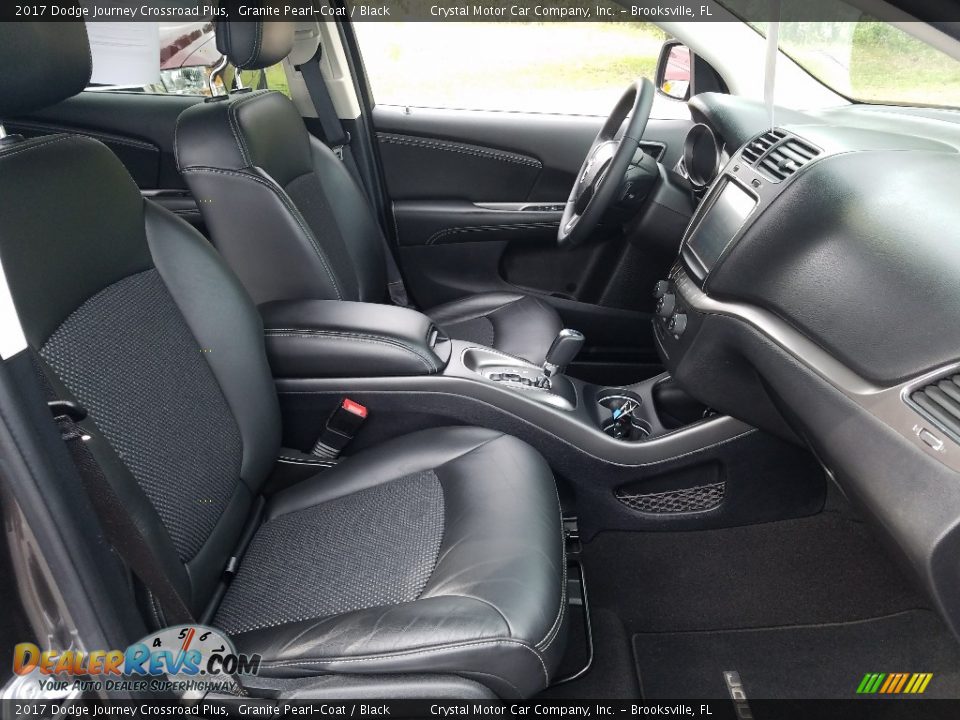2017 Dodge Journey Crossroad Plus Granite Pearl-Coat / Black Photo #13