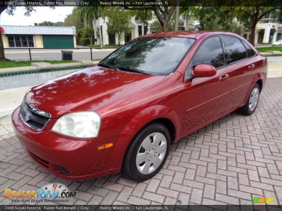 2008 Suzuki Forenza Fusion Red Metallic / Grey Photo #1