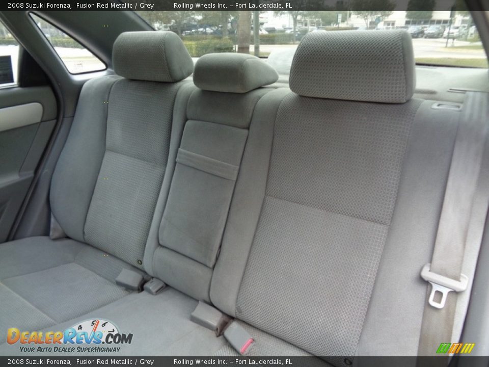 2008 Suzuki Forenza Fusion Red Metallic / Grey Photo #6