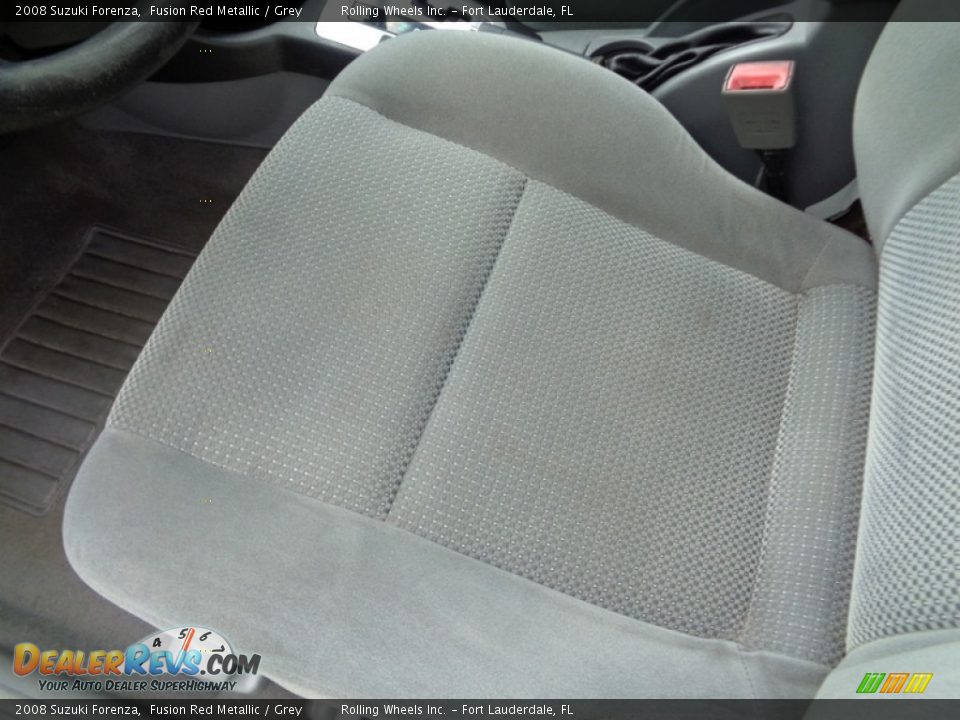 2008 Suzuki Forenza Fusion Red Metallic / Grey Photo #21