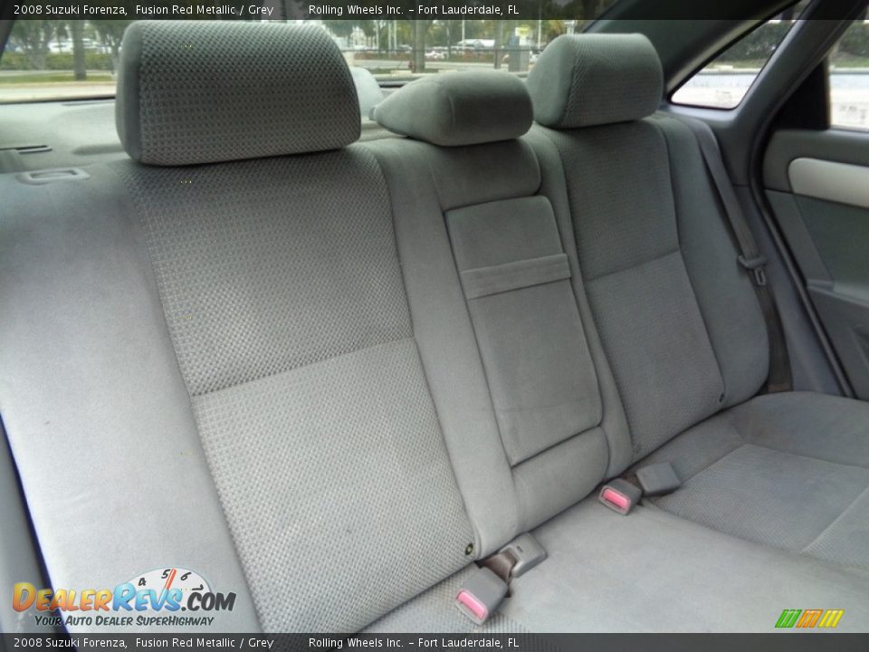 2008 Suzuki Forenza Fusion Red Metallic / Grey Photo #26