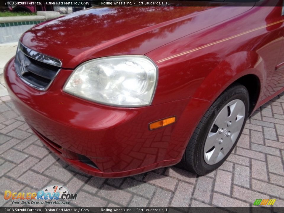 2008 Suzuki Forenza Fusion Red Metallic / Grey Photo #29