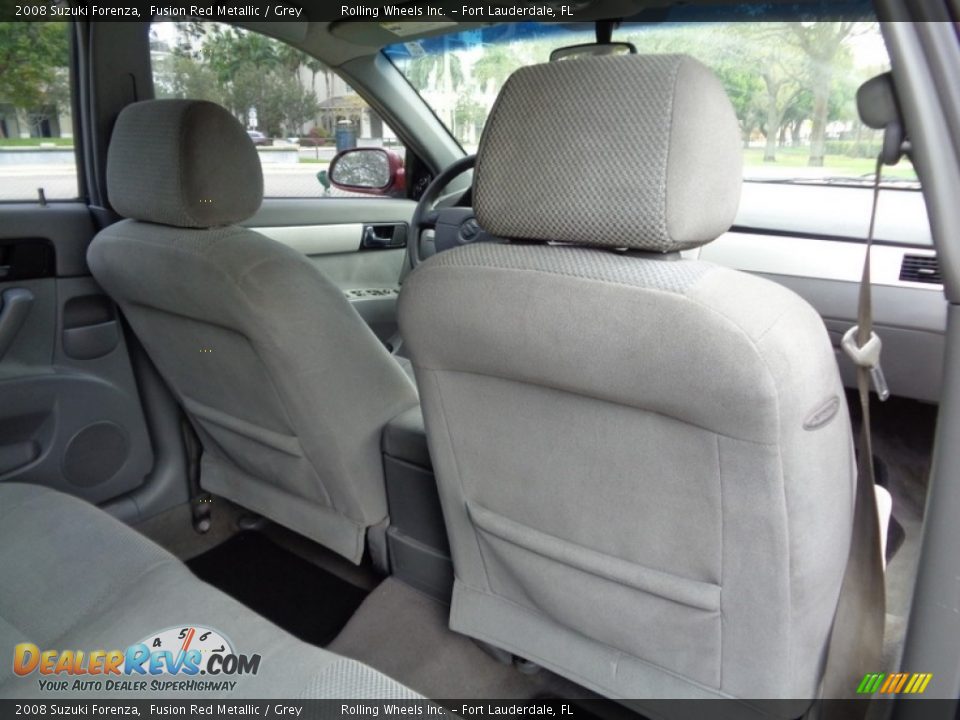 2008 Suzuki Forenza Fusion Red Metallic / Grey Photo #30