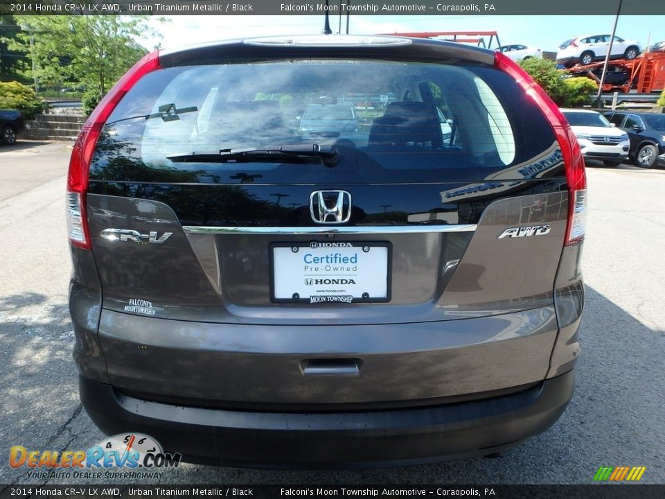 2014 Honda CR-V LX AWD Urban Titanium Metallic / Black Photo #4