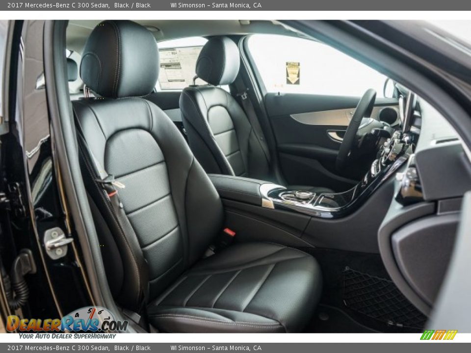 2017 Mercedes-Benz C 300 Sedan Black / Black Photo #2