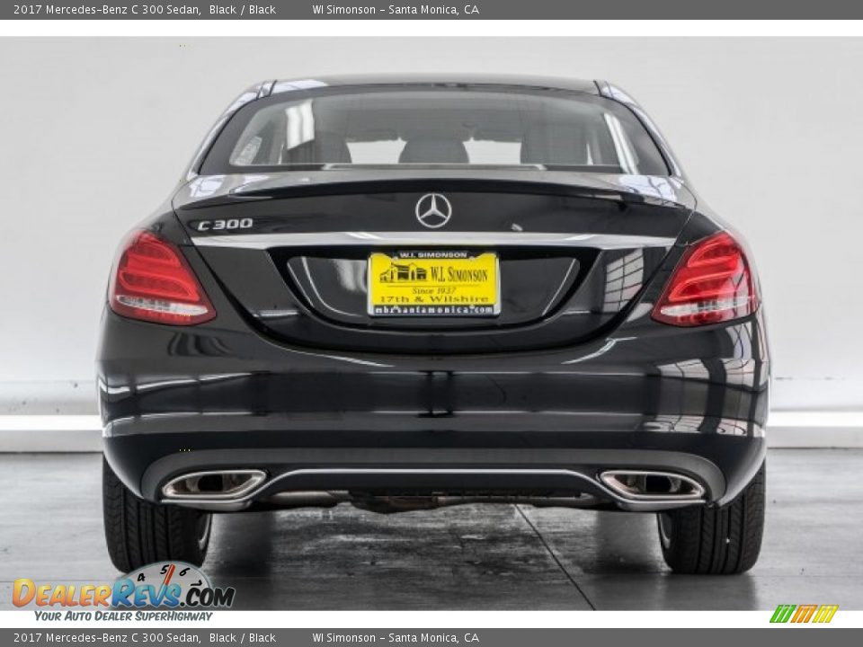2017 Mercedes-Benz C 300 Sedan Black / Black Photo #4