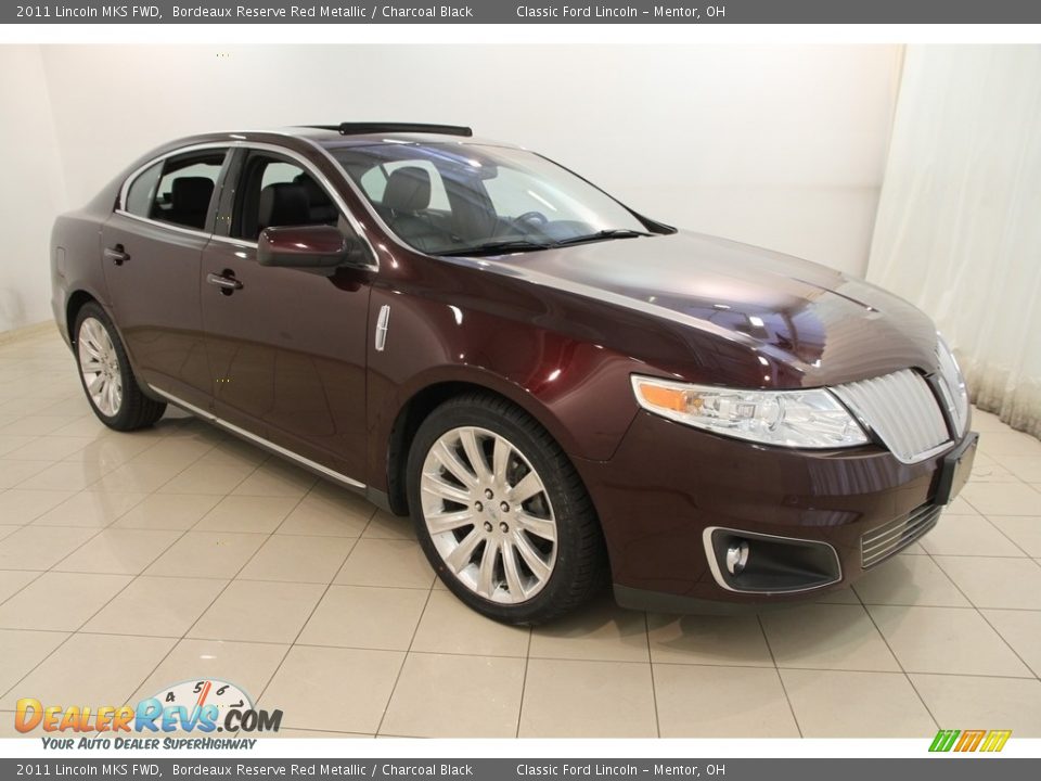 2011 Lincoln MKS FWD Bordeaux Reserve Red Metallic / Charcoal Black Photo #1