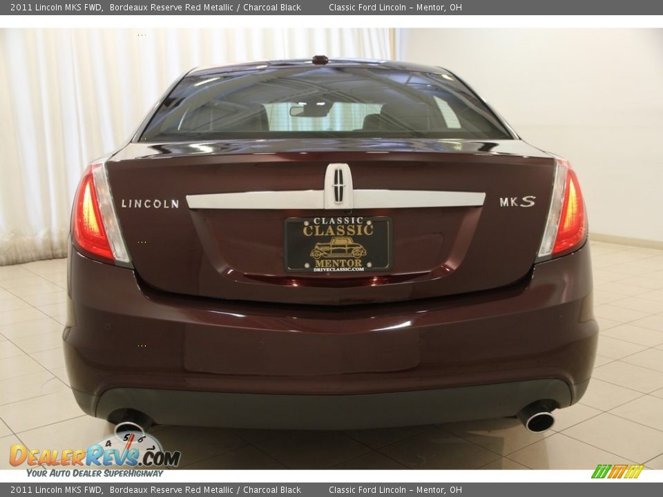 2011 Lincoln MKS FWD Bordeaux Reserve Red Metallic / Charcoal Black Photo #19