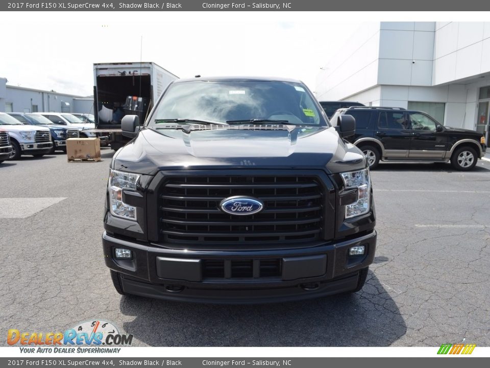 2017 Ford F150 XL SuperCrew 4x4 Shadow Black / Black Photo #4