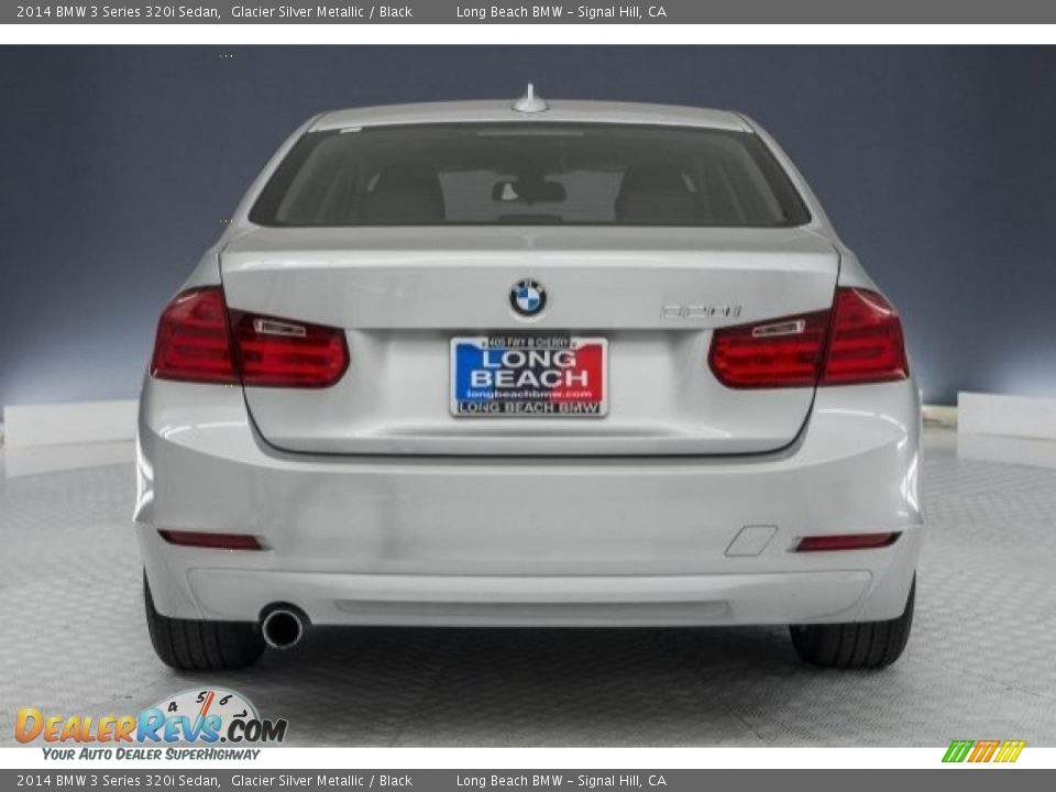 2014 BMW 3 Series 320i Sedan Glacier Silver Metallic / Black Photo #3